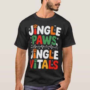 Jingle Paws Jingle Vitals Grappige Veeverpleegster T-shirt