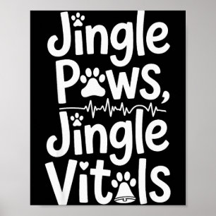 Jingle Paws Jingle Vitals Grappige Verpleegster Di Poster