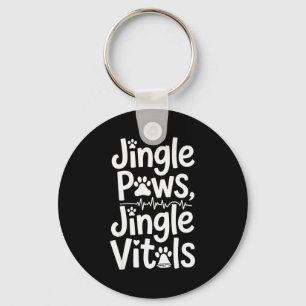 Jingle Paws Jingle Vitals Grappige Verpleegster Di Sleutelhanger