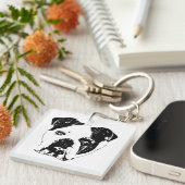 Jingle Pocket Face Sleutelhanger (Voorkant Rechts)