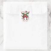 Jingle! Ronde Sticker (Tas)