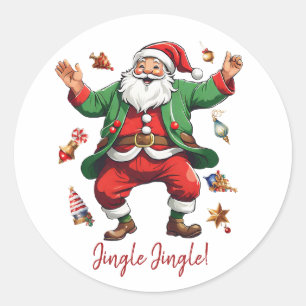 Jingle! Ronde Sticker