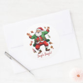 Jingle! Ronde Sticker (Envelop)