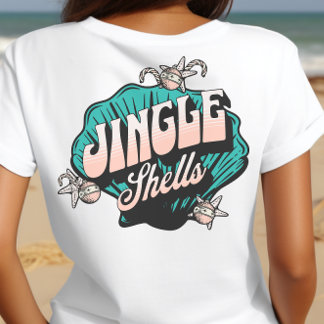 Jingle Shells - Kerst Beach T-shirt
