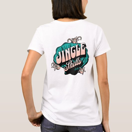 Jingle Shells - Kerst  Beach T-shirt (Achterkant)