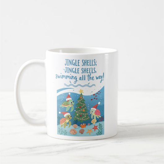 Jingle Shells Koffiemok (Links)