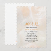 Jingle Shells Modern Jack en Jill Trouwdouche Kaart (Voorkant / Achterkant)