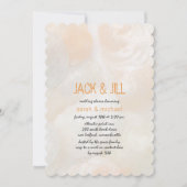 Jingle Shells Modern Jack en Jill Trouwdouche Kaart (Voorkant)