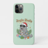 Jingle Shells Tropical Santa Manatee Christmas Case-Mate iPhone Case (Achterkant)