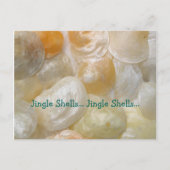 Jingle Shells Tropisch kerstsongbericht Briefkaart (Voorkant)