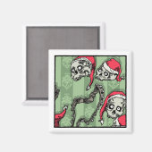 Jingle Skulls - Magnet Pop Gothic Holiday (Voorkant / Achterkant)