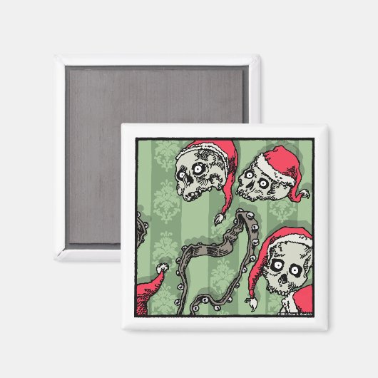 Jingle Skulls - Magnet Pop Gothic Holiday (Voorkant / Achterkant)