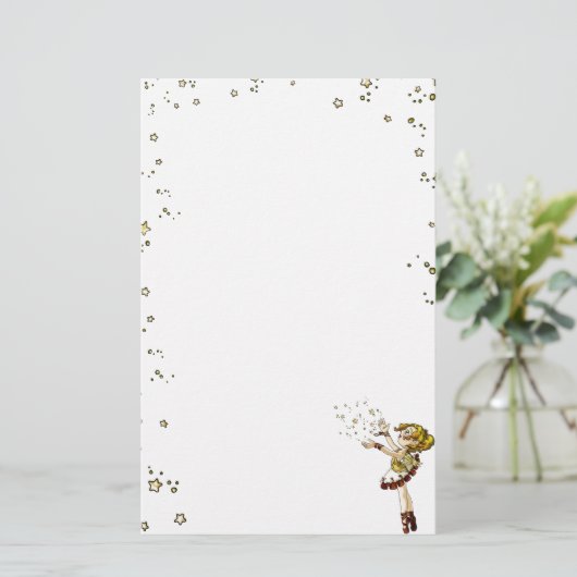 Jingle Star Briefpapier (Staand voorkant)