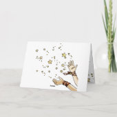 Jingle Star Feestdagen Kaart (Achterkant)