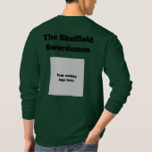 Jingle Text Written In Crotal or Pellet Bells T-shirt (Achterkant)