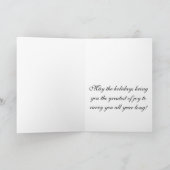 Jingle the Bells of Christmas Holiday Joy Kaart (Binnen)