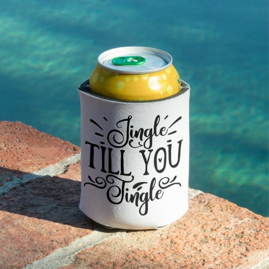 Jingle Till You Tingle | Grappige XMAS Drink Humor Blikjeskoeler (Insitu Zwembad)