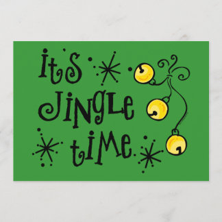 Jingle Time Custom Holiday Uitnodiging