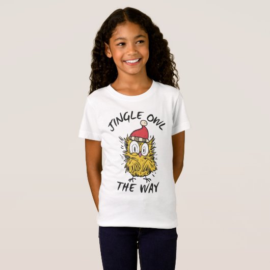Jingle Uil de manier Grappige Santa Uil T-shirt (Voorkant volledig)