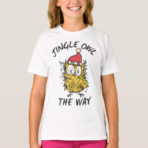 Jingle Uil de manier Grappige Santa Uil T-shirt