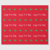 Jingle Your Bells Holiday Wrapping Paper Cadeaupapier (Vlak)