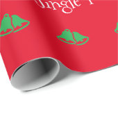 Jingle Your Bells Holiday Wrapping Paper Cadeaupapier (Rol Hoek)