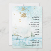 Jingle'n MIngle Winter Scene Party nodigt uit Kaart (Achterkant)