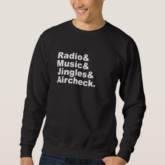 Jingles am FM radio Trui (Voorkant)