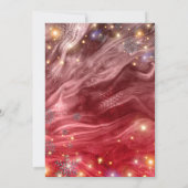 Jingling Bells Rode Winter Wonderland Kerstmis Kaart (Achterkant)