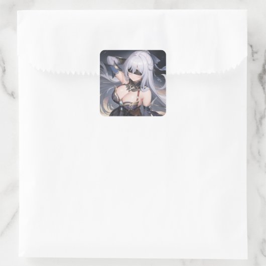 Jingliu HSR Vierkante Sticker (Tas)