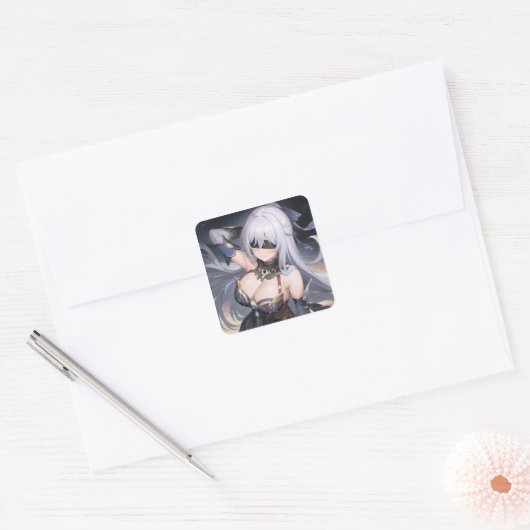 Jingliu HSR Vierkante Sticker (Envelop)