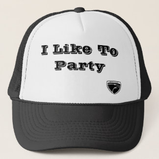 Jingoed, ik hou van feest trucker pet