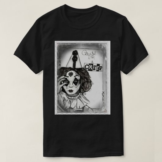 Jinkx Monsoon- _quot_Creep_quot_ Joker Kaart T-shirt (Design voorkant)
