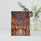 Jinli Oude Straat China Briefkaart (Staand voorkant)