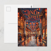 Jinli Oude Straat China Briefkaart (Voorkant / Achterkant)
