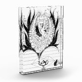Jinn Lijn Illustratie Acryl Blok (Links)