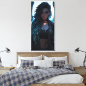 Jinx als een engel canvas afdruk (Insitu (Slaapkamer))