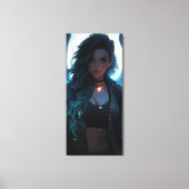 Jinx als een engel canvas afdruk (Voorkant)