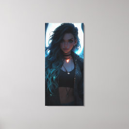 Jinx als een engel canvas afdruk