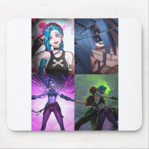 Jinx Arcane anime mousepad Muismat