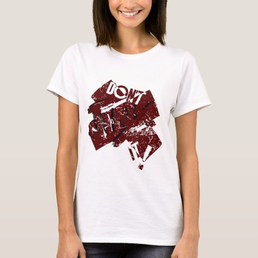 Jinx het niet! t-shirt (Voorkant)