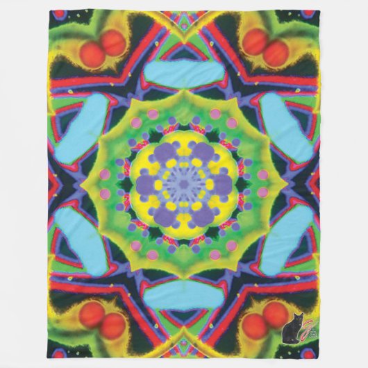 Jinx Kaleidoscoop Fleece Deken (Voorkant)