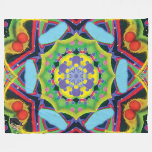 Jinx Kaleidoscope Fleece Deken (Voorkant (Horizontaal))