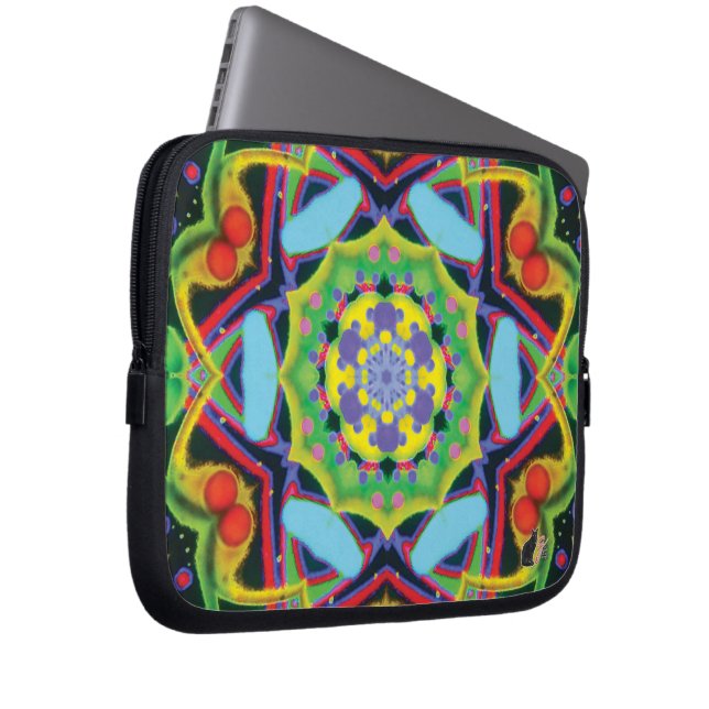 Jinx Kaleidoscope-laptophoes Laptop Sleeve (Voorkant Rechts)