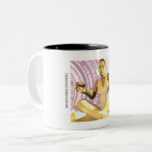 Jinx-Mok Tweekleurige Koffiemok (Voorkant links)