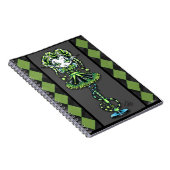 Jinxy Pixie Stick Green Jester Fairy-laptop Notitieboek (Rechterzijde)