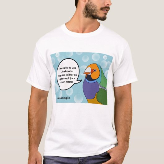 Jira is niet nodig t-shirt (Voorkant)