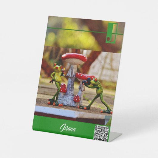 JIRANA RECLAMEBORD MET VOETSTUK (Voorkant)