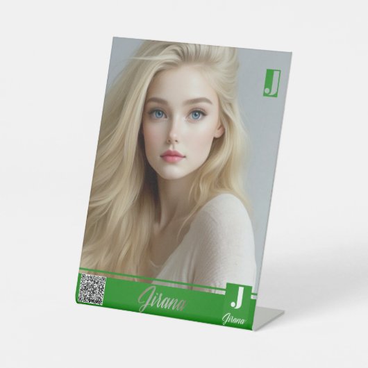 JIRANA RECLAMEBORD MET VOETSTUK (Voorkant)