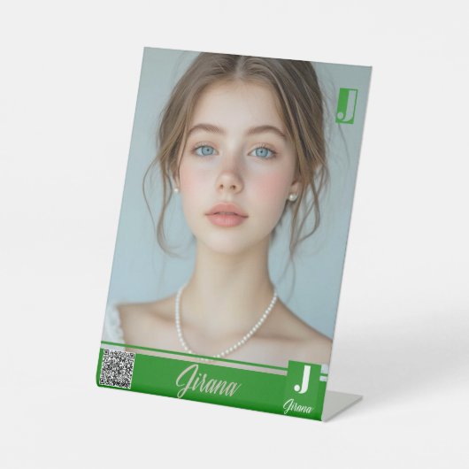 JIRANA RECLAMEBORD MET VOETSTUK (Voorkant)
